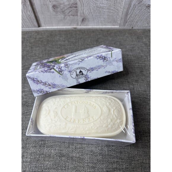 La Saponeria Firenze Lavender & Turmeric Scented Soap Made In Italy Gift Box - Picture 3 of 6
